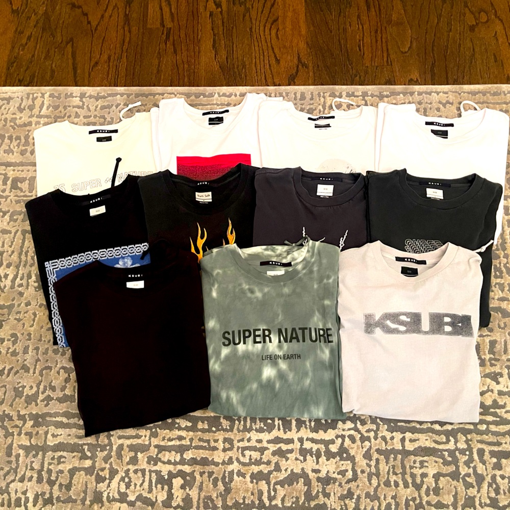 Ksubi Lot 11 T-Shirts Like New 100% Authentic